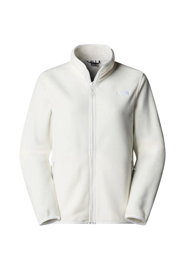 The North Face - Polar turystyczny damski W Glacier Fleece Jackets. Kolor: biały. Materiał: poliester