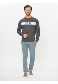 BOSS - Boss Bluza Authentic 50503060 Szary Regular Fit. Kolor: szary. Materiał: bawełna #5