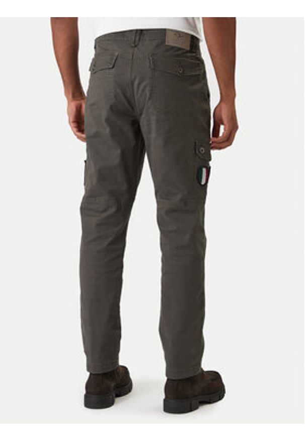Aeronautica Militare Spodnie materiałowe 252PA1688UCT03399 Szary Regular Fit. Kolor: szary. Materiał: bawełna