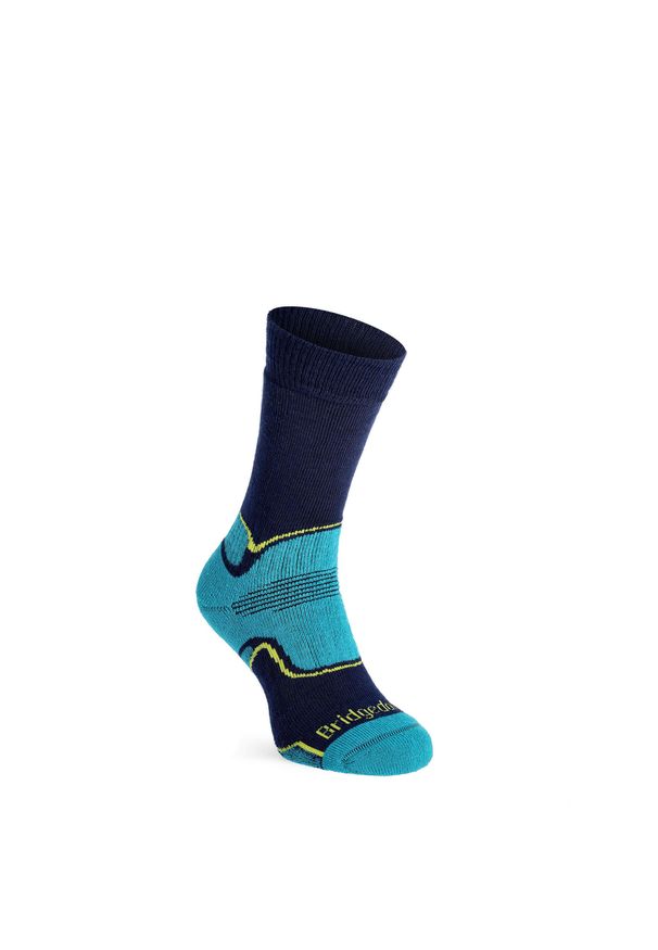 BRIDGEDALE - Skarpety trekkingowe Bridgedale Hike MW Merino Perfo Boot Pattern. Kolor: niebieski. Sport: outdoor