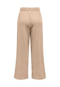 only - ONLY Spodnie dzianinowe Thyra 15296375 Beżowy Comfort Fit. Kolor: beżowy. Materiał: bawełna #7