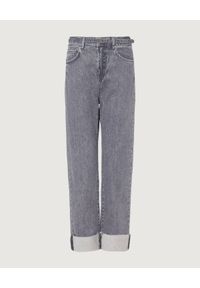 Marella - MARELLA - Szare jeansy mom-fit. Stan: podwyższony. Kolor: szary #3