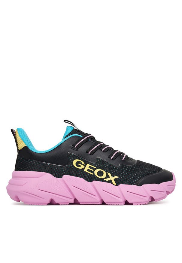Sneakersy Geox. Kolor: czarny