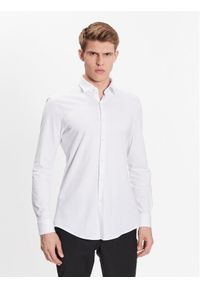 Hugo Koszula 50479394 Biały Slim Fit. Kolor: biały. Materiał: bawełna