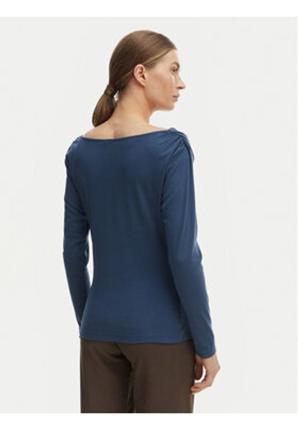 Vero Moda Bluzka Ice 10340793 Granatowy Regular Fit. Kolor: niebieski. Materiał: syntetyk