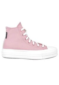 Buty do chodzenia damskie Converse A06148C. Wysokość cholewki: za kostkę. Zapięcie: sznurówki. Kolor: różowy, niebieski. Materiał: materiał, tkanina. Szerokość cholewki: normalna. Sport: turystyka piesza