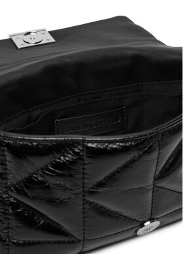 Karl Lagerfeld - KARL LAGERFELD Torebka A4W30051 Czarny. Kolor: czarny. Materiał: skórzane