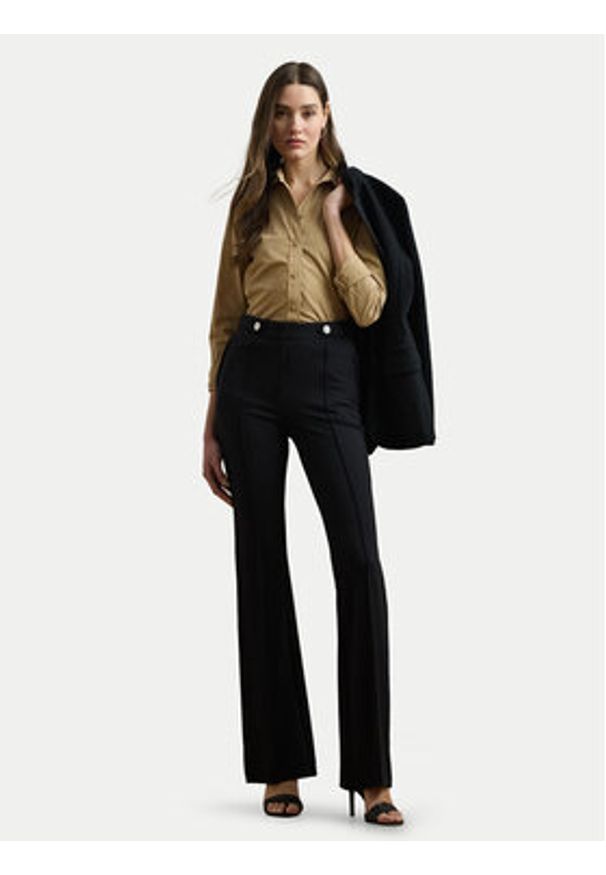 Lauren Ralph Lauren - LAUREN RALPH LAUREN Koszula 200925378002 Beżowy Relaxed Fit. Kolor: beżowy. Materiał: bawełna