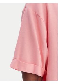 Guess T-Shirt E5GI07 K68D2 Różowy Regular Fit. Kolor: różowy. Materiał: wiskoza #5