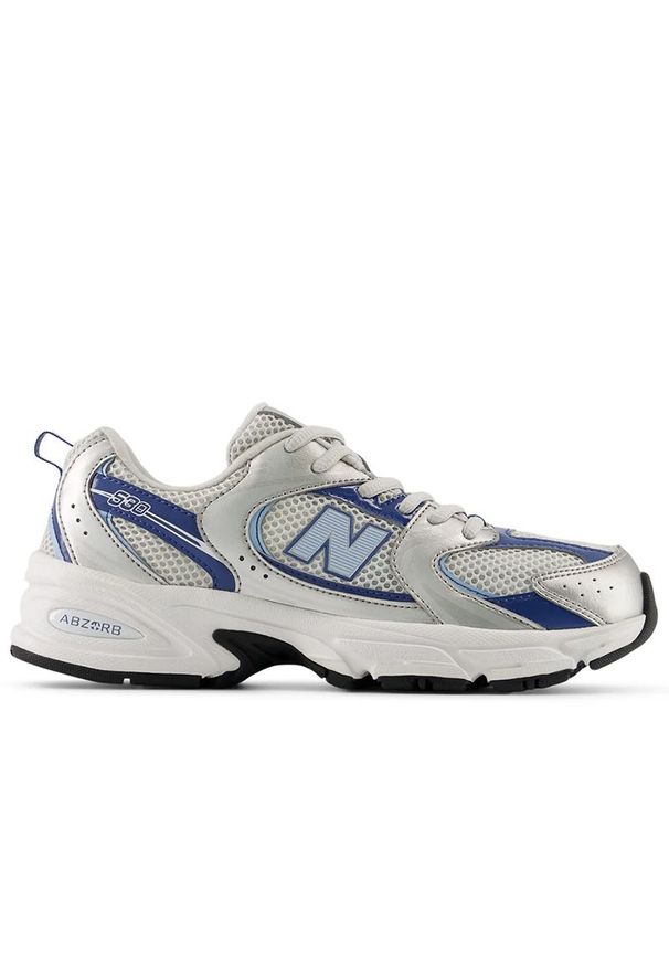 Buty młodzieżowe New Balance G5301ZN - szare. Kolor: szary. Materiał: materiał, syntetyk, guma. Szerokość cholewki: normalna