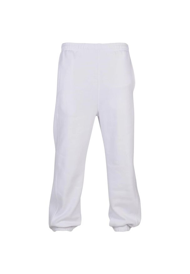 Urban Classics - Męskie Spodnie Dresowe. Kolor: biały. Materiał: dresówka. Długość: długie