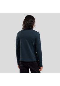 Odlo - Bluza techniczna męska ODLO Essential Light Mid Layer z krótkim zamkiem. Kolor: niebieski. Długość: krótkie #2
