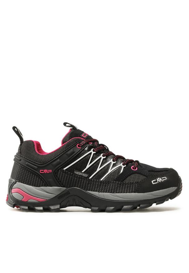 CMP Trekkingi Rigel Low Wmn Trekking Shoes Wp 3Q54456 Czarny. Kolor: czarny. Materiał: materiał