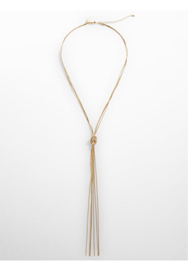 mango - Naszyjnik Mango. Materiał: złote. Kolor: złoty