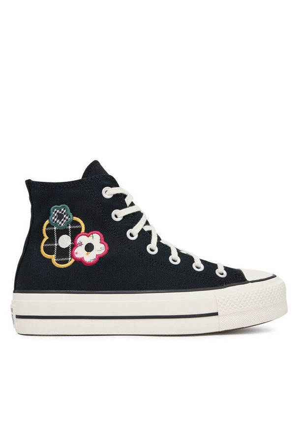 Trampki Converse. Kolor: czarny. Obcas: na platformie