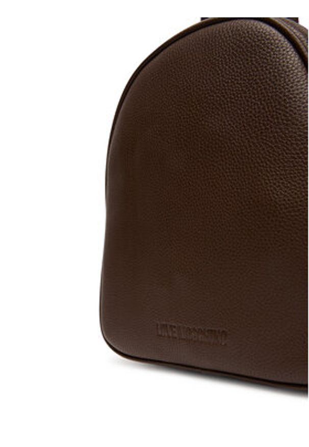 Love Moschino - LOVE MOSCHINO Plecak JC4030PP1NLT0301 Brązowy. Kolor: brązowy. Materiał: skóra