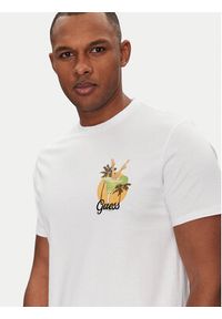 Guess T-Shirt M5GI58 KBW41 Biały Regular Fit. Kolor: biały. Materiał: bawełna #5