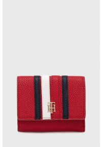 TOMMY HILFIGER - Tommy Hilfiger portfel damski kolor czerwony. Kolor: czerwony #1