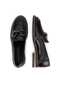 Sergio Bardi Loafersy WI23-D1069-02SB Czarny. Kolor: czarny. Materiał: skóra #5