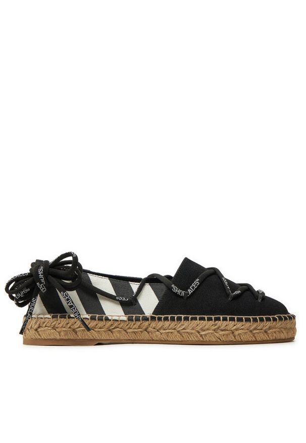 OFF-WHITE - Off-White Espadryle OWIB002R21FAB0016110 Czarny. Kolor: czarny. Materiał: materiał