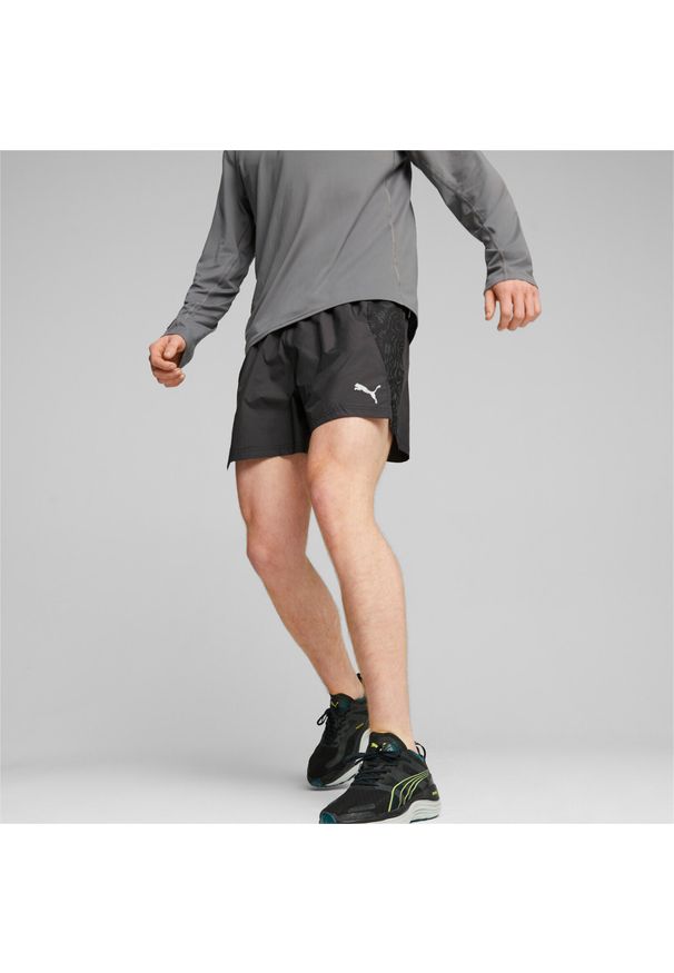 Krótki Mężczyzna Puma Run czarny. Kolor: czarny. Długość: krótkie. Sport: bieganie