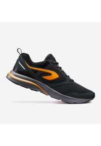 KALENJI - Buty do biegania męskie Kalenji Run Active. Kolor: wielokolorowy, pomarańczowy, żółty, szary. Sport: bieganie #1
