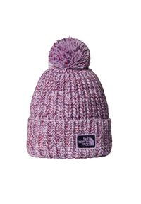 The North Face Czapka Cosy Chunky Cabin NF0A887W Fioletowy. Kolor: fioletowy. Materiał: poliester, materiał