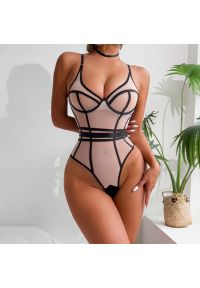 Intica - Body modelujące z przezroczystymi wstawkami Thomasa. Kolor: wielokolorowy. Materiał: materiał #4