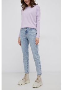 Vero Moda Jeansy damskie high waist. Stan: podwyższony. Kolor: niebieski #1