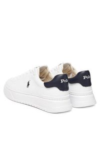 Polo Ralph Lauren Sneakersy 809974097001 Biały. Kolor: biały. Materiał: skóra