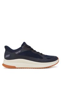 skechers - Skechers Sneakersy Bobs Squad 4-Staple Look 117624/NVY Granatowy. Kolor: niebieski. Materiał: materiał
