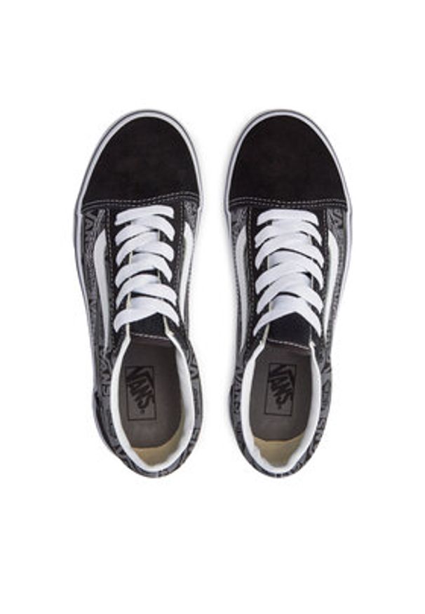 Vans Tenisówki Jn Old Skool VN0A5EE6N421 Czarny. Kolor: czarny. Materiał: materiał