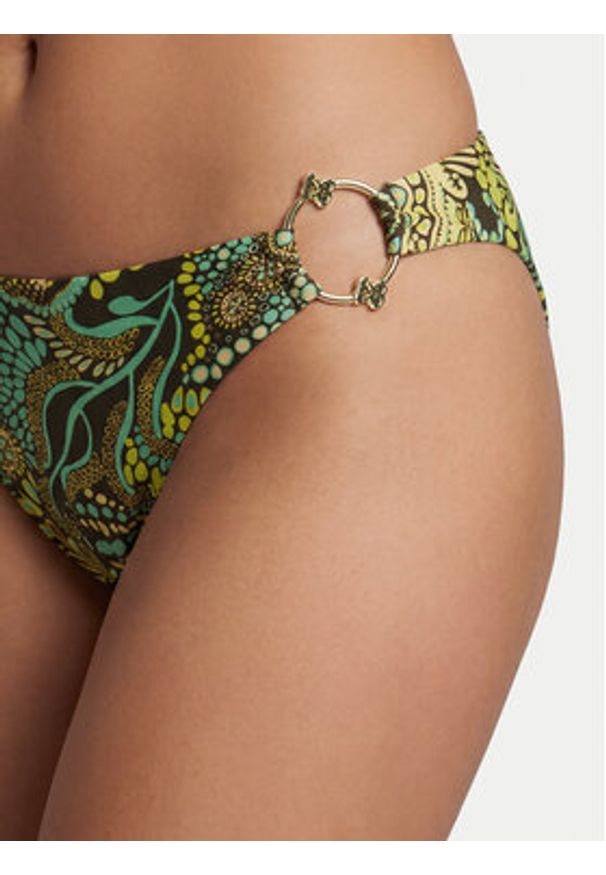 Guess Dół od bikini E6GO24 MC04R Zielony. Kolor: zielony. Materiał: syntetyk