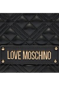 Love Moschino - LOVE MOSCHINO Torebka JC4014PP0ILA0000 Czarny. Kolor: czarny. Materiał: skórzane #4