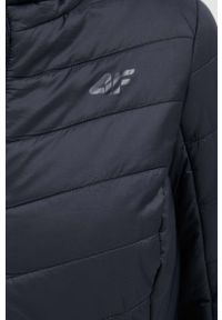 4f - 4F kurtka sportowa kolor czarny. Kolor: czarny. Materiał: włókno, puch, materiał. Technologia: Primaloft #4