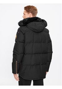 Moose Knuckles Kurtka zimowa Gold 3Q Jacket Sharling M32MJ128GS Czarny Regular Fit. Kolor: czarny. Materiał: bawełna. Sezon: zima #6