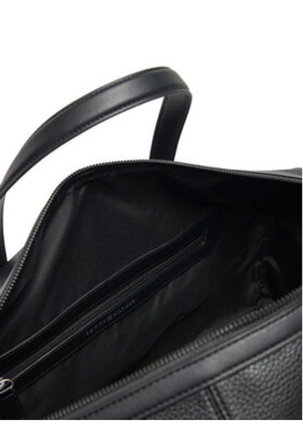 TOMMY HILFIGER - Tommy Hilfiger Torba Corp Duffle AM0AM13080 Czarny. Kolor: czarny. Materiał: skóra