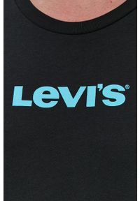 Levi's® - Levi's T-shirt męski kolor czarny z nadrukiem. Okazja: na spotkanie biznesowe, na co dzień. Kolor: czarny. Materiał: dzianina. Wzór: nadruk. Styl: biznesowy, casual #3