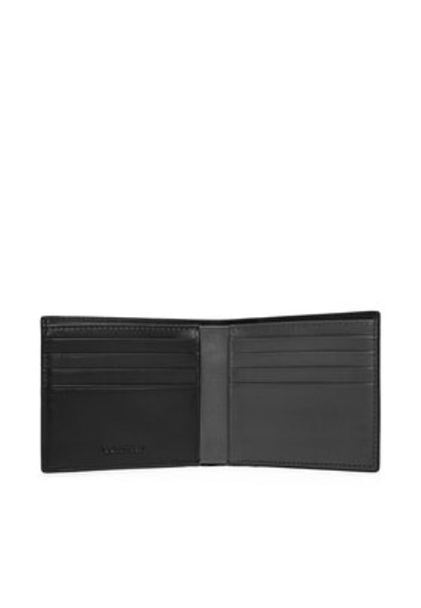 Calvin Klein Portfel męski Bold Billfold LV04D1155G Czarny. Kolor: czarny. Materiał: skóra