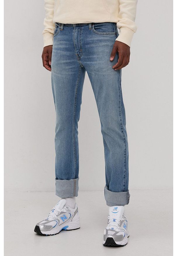 Levi's® - Levi's - Jeansy 513. Okazja: na spotkanie biznesowe. Kolor: niebieski. Styl: biznesowy