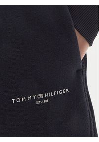 TOMMY HILFIGER - Tommy Hilfiger Spodnie dresowe WW0WW42883 Granatowy Regular Fit. Kolor: niebieski. Materiał: bawełna #4