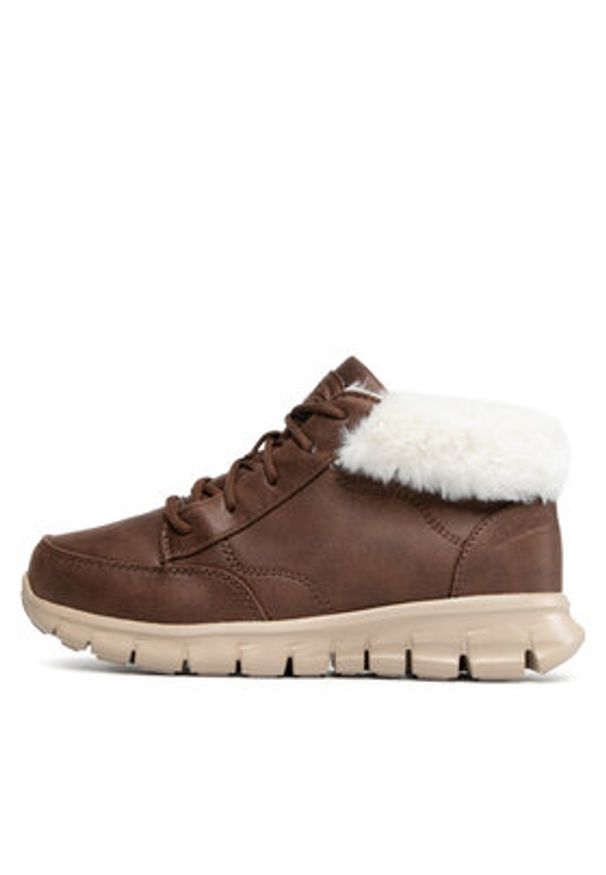 skechers - Skechers Sneakersy Warm Seeker 167258/CHOC Brązowy. Kolor: brązowy. Materiał: materiał