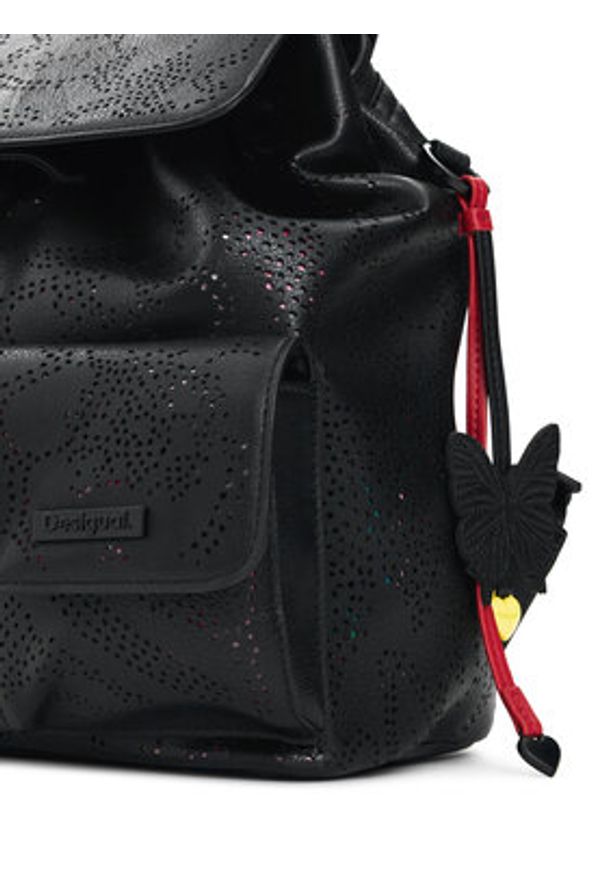 Desigual Plecak 26SAKP30 Czarny. Kolor: czarny. Materiał: skóra