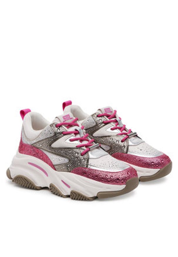 Steve Madden Sneakersy Privy SM19000082 Biały. Kolor: biały. Materiał: materiał