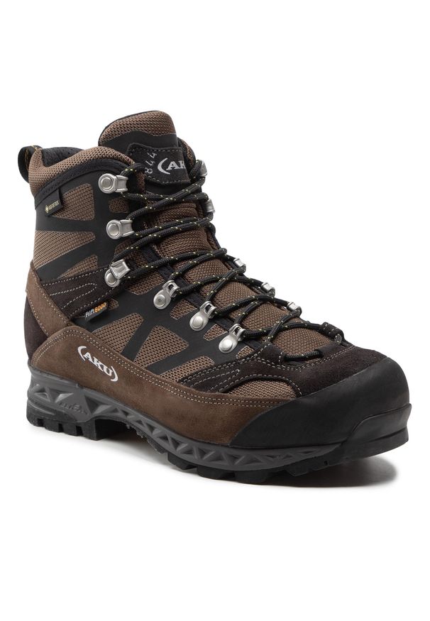 Trekkingi Aku Trekker Pro Gtx GORE-TEX 844 Brown/Black 475. Kolor: brązowy. Materiał: materiał. Technologia: Gore-Tex. Sport: turystyka piesza