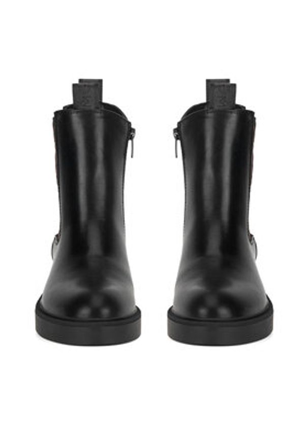 MEXX Botki MI001712043W Czarny. Kolor: czarny. Materiał: skóra