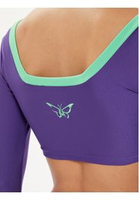 Puma Bluzka DUA LIPA 536634 Fioletowy Slim Fit. Kolor: fioletowy. Materiał: syntetyk #3