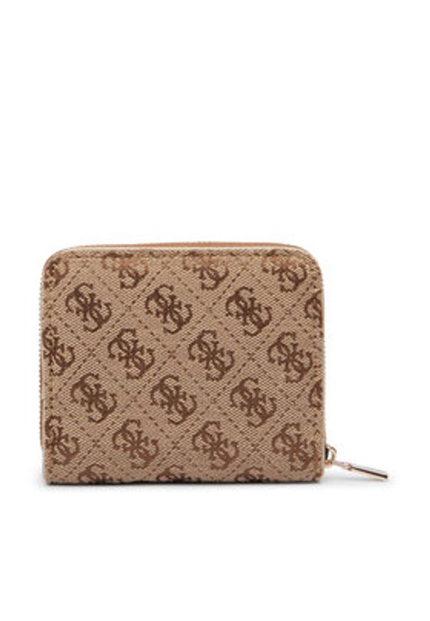 Guess Portfel Jessa Slg bezSWJG83 62137 Beżowy. Kolor: beżowy. Materiał: skóra