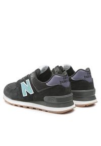 New Balance Sneakersy WL574RA Czarny. Kolor: czarny. Materiał: zamsz, skóra. Model: New Balance 574 #5