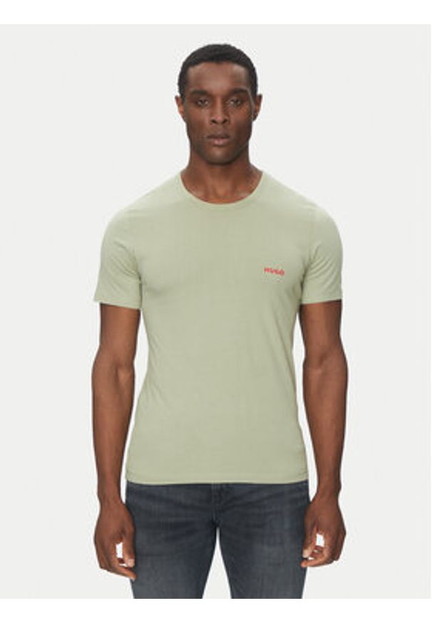 Hugo - HUGO Komplet t-shirtów 50532811 Kolorowy Regular Fit. Materiał: bawełna. Wzór: kolorowy